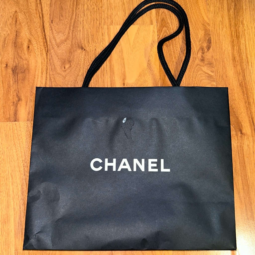 Authentic Chanel Paper Shopping Bag